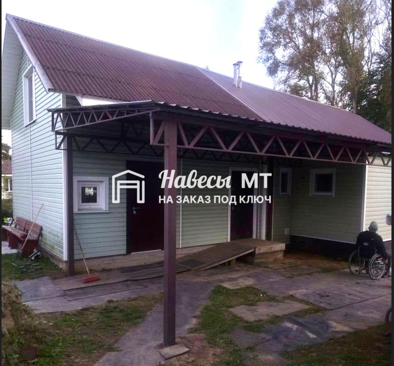Навес односкатный № 18