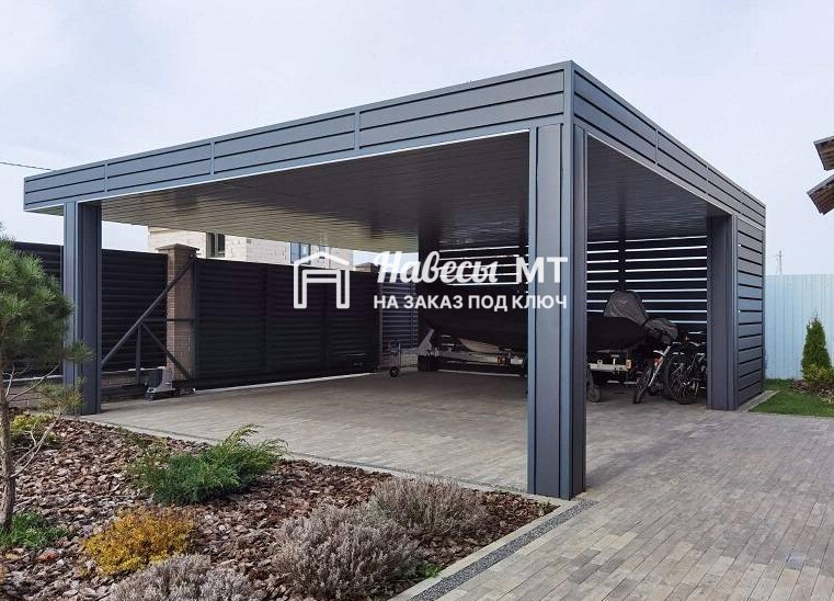 Навес в стиле Хай-тек № 8