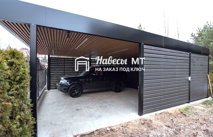 Навес в стиле Хай-тек № 9 